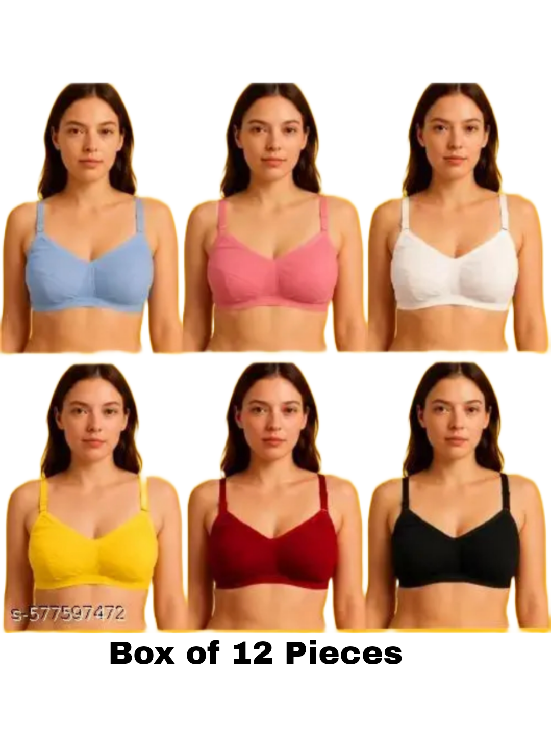 Box Bra-ব্রা-12 Pieces